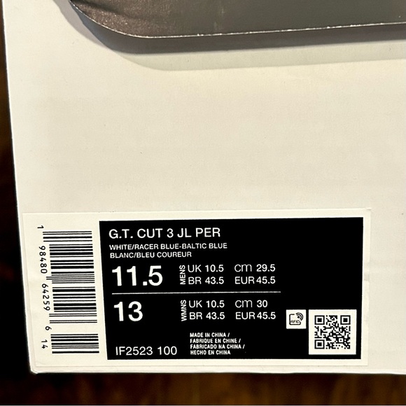 Brand New Nike Air Zoom GT Cut 3 “Jewell Loyd Paint Splatter” - Picture 3 of 9